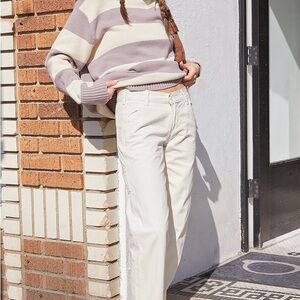 Pacsun John Galt Off White Low Rise Utility Carpenter Pants